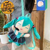 【In Stock】Hatsune Miku Cosplay Doll Backpack Prop